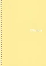 Блокнот на спіралі A5 Genius 80 аркушів клітинка пластик — фото 2