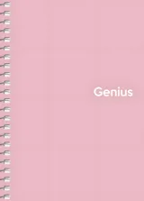 Блокнот на спіралі A6 Genius 80 аркушів клітинка пастель — фото 2