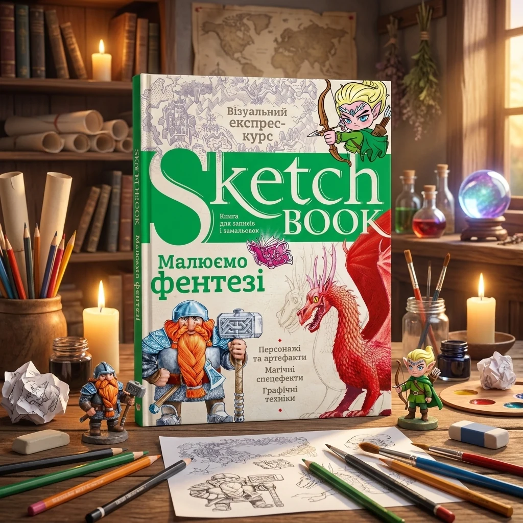 Блокнот-sketchbook. Малюємо фентезі