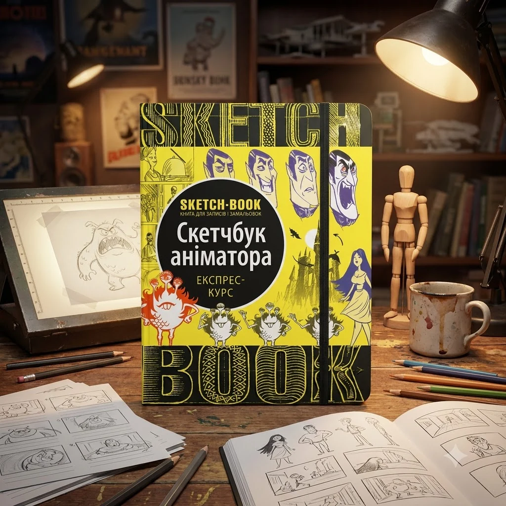 Блокнот-sketchbook. Скетчбук аніматора