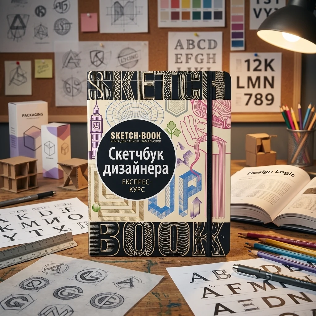 Блокнот-sketchbook. Скетчбук дизайнера