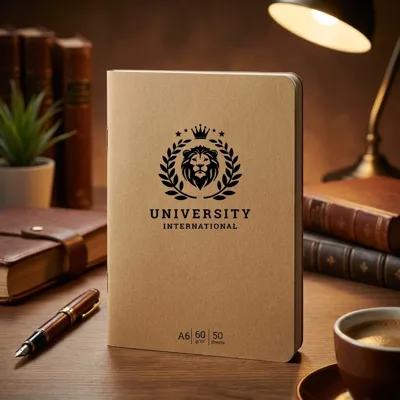 Блокнот склейка А6 Student 50 аркушів у клітинку білий блок 60г/м2 A6-GB-050-828K