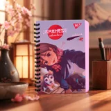 Блокнот спіралі В6 YES Japanese adventure 144 аркушів — фото 1