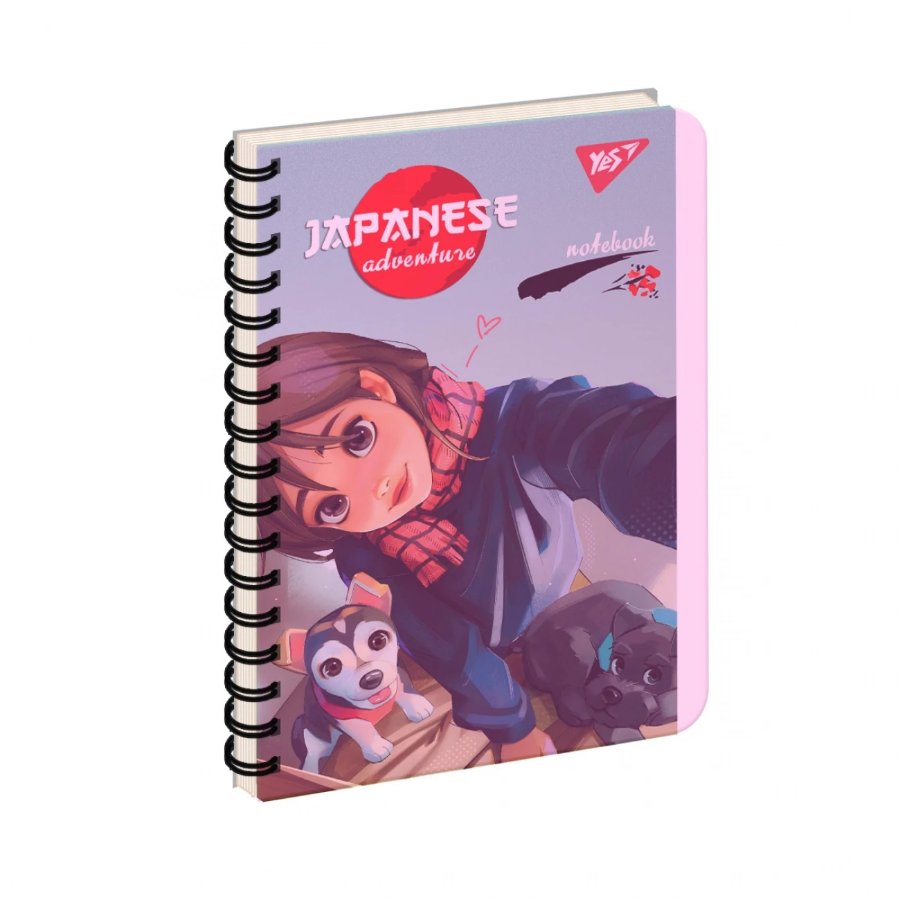 Блокнот спіралі В6 YES Japanese adventure 144 аркушів — Блокноти та щоденники