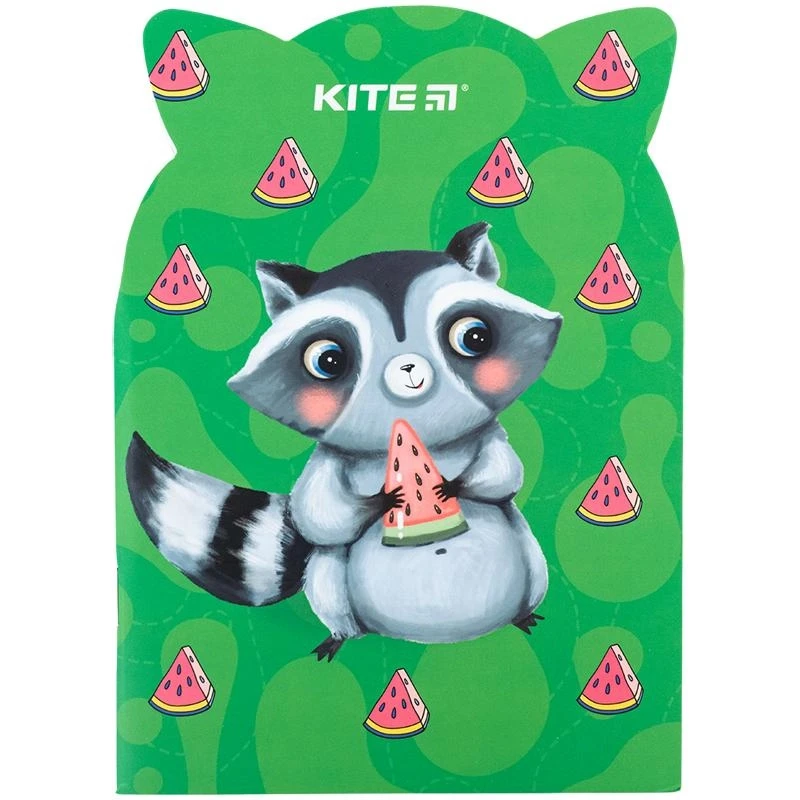 Блокнот В6 Kite Tasty raccoon м'яка обкладинка 48 аркушів — фото 2