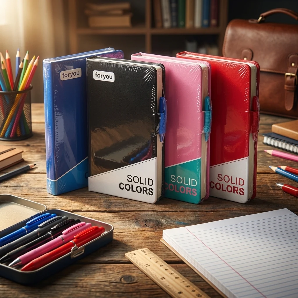 Блокнот зшитий 11*16 см 80 аркушів, лінія Solid colours