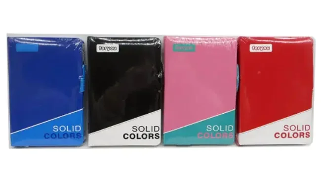 Блокнот зшитий 11*16 см 80 аркушів, лінія Solid colours