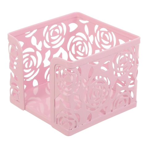 Бокс для паперу BUROMAX ROSE PASTEL металевий рожевий BM.6217-10 — фото 2