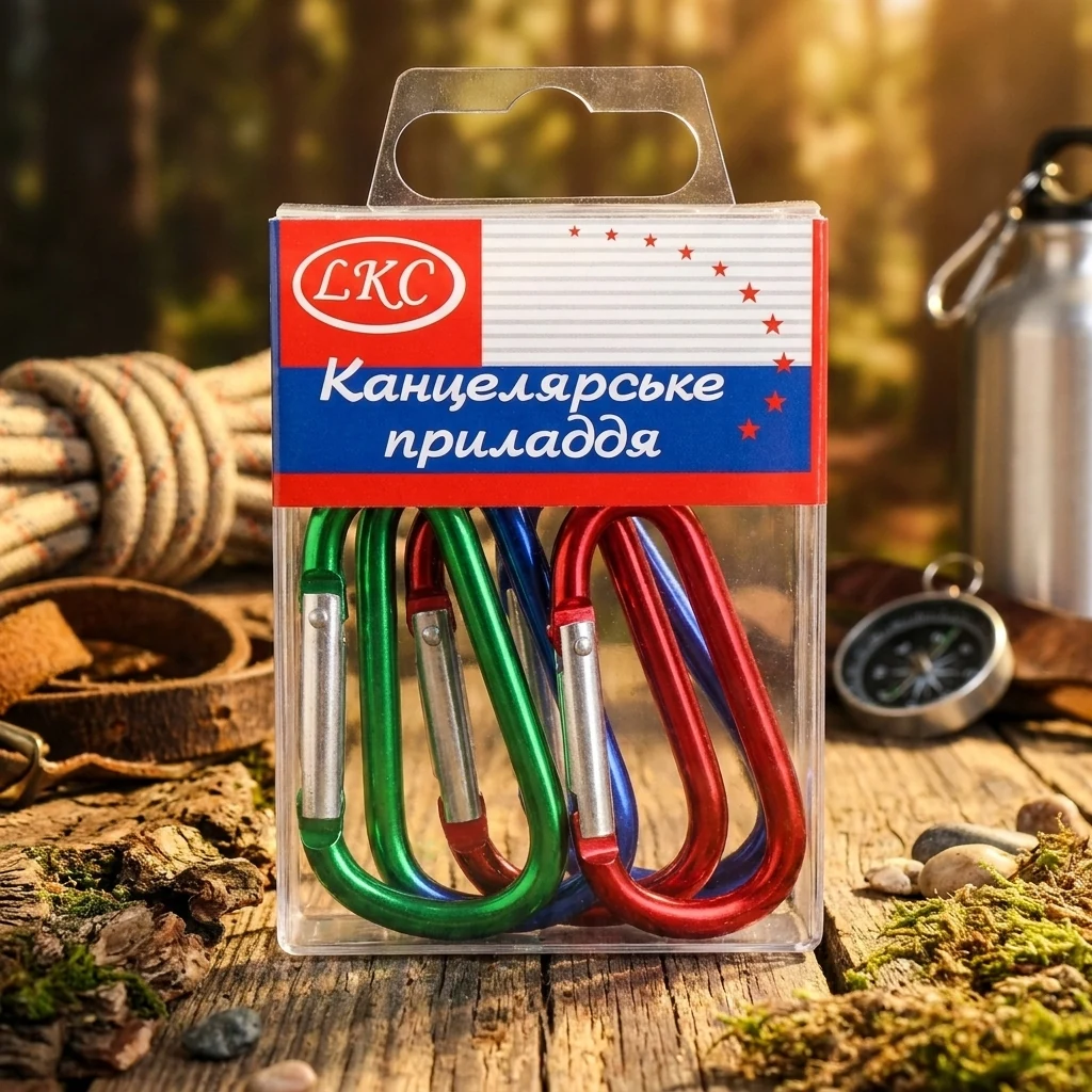 Брелок - карабін набір 4 штуки