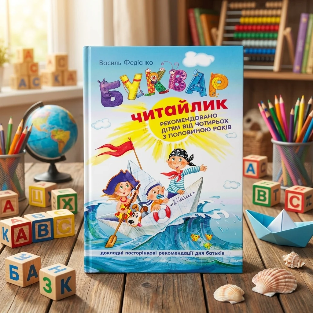 Буквар читайлик. Федієнко. М`яка обкладинка