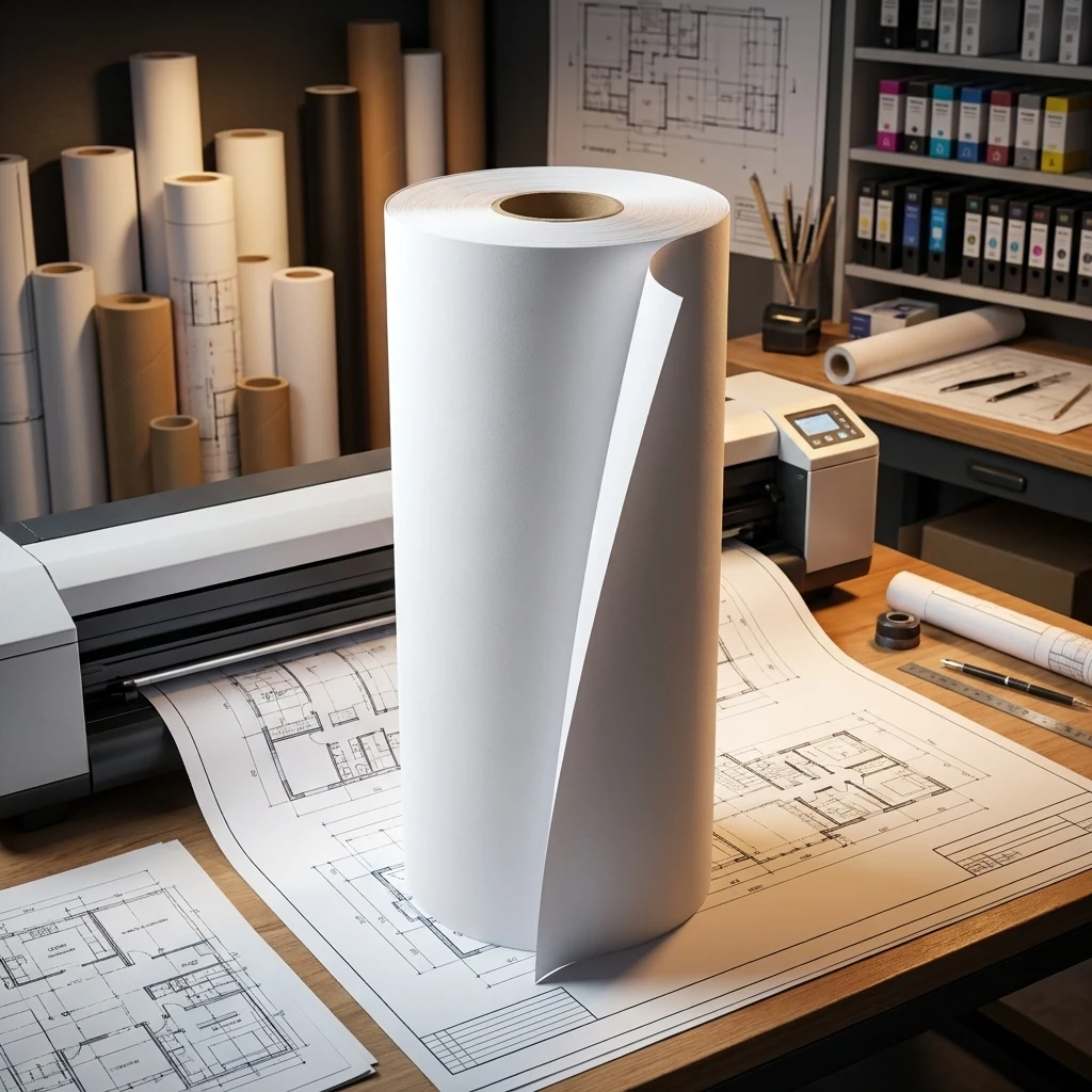 Бумага для плоттера "Plotter Paper" 80г (610*50м)