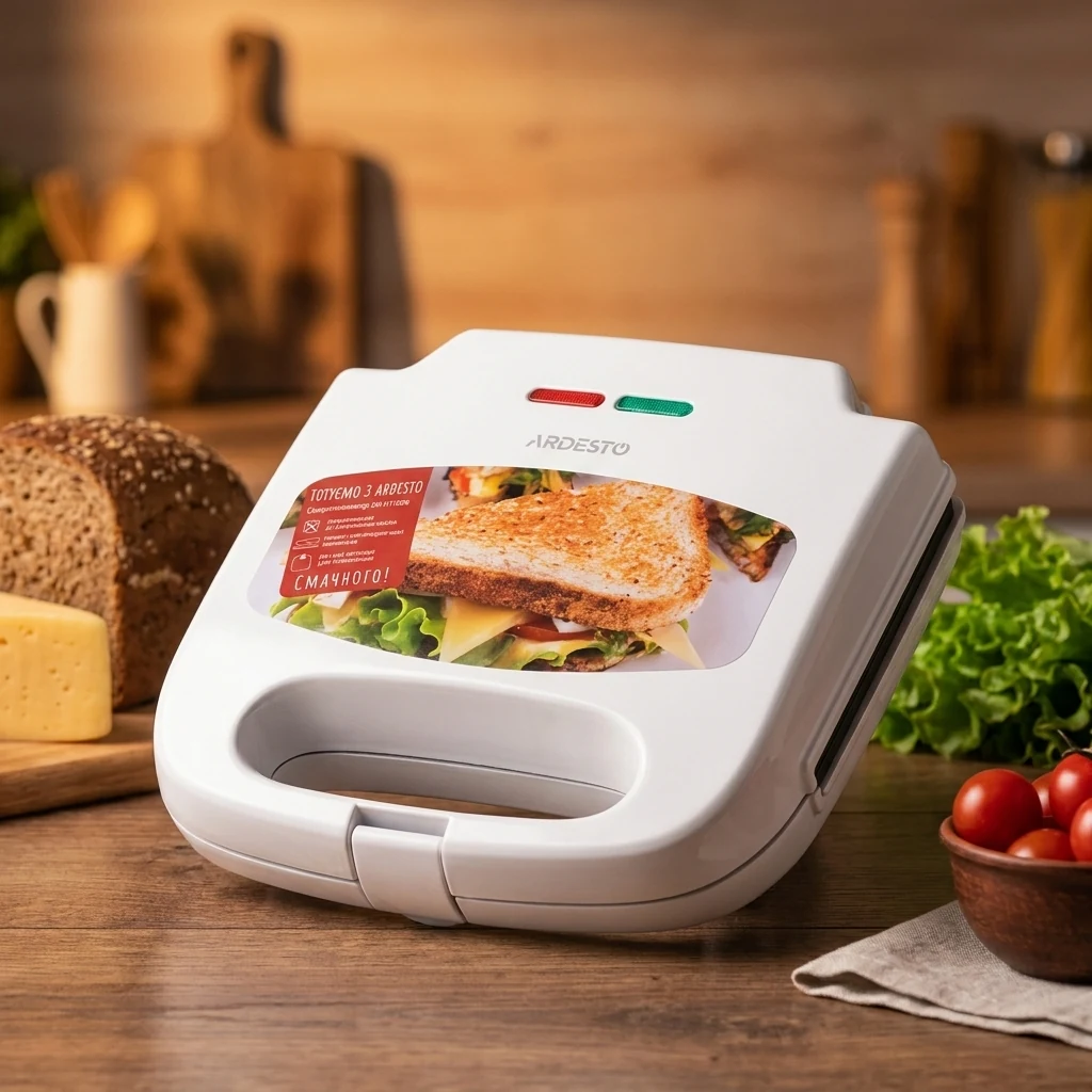 Бутербродниця Ardesto SM-H100W — Побутова техніка
