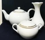 Чайник з ситечком 0,95 л білий