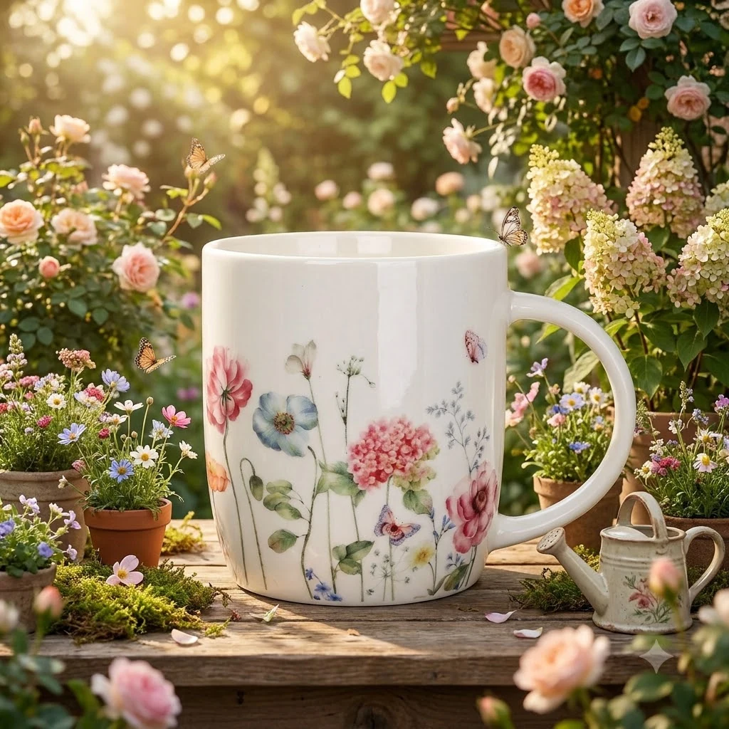 Чашка 360 мл "Flower Garden"