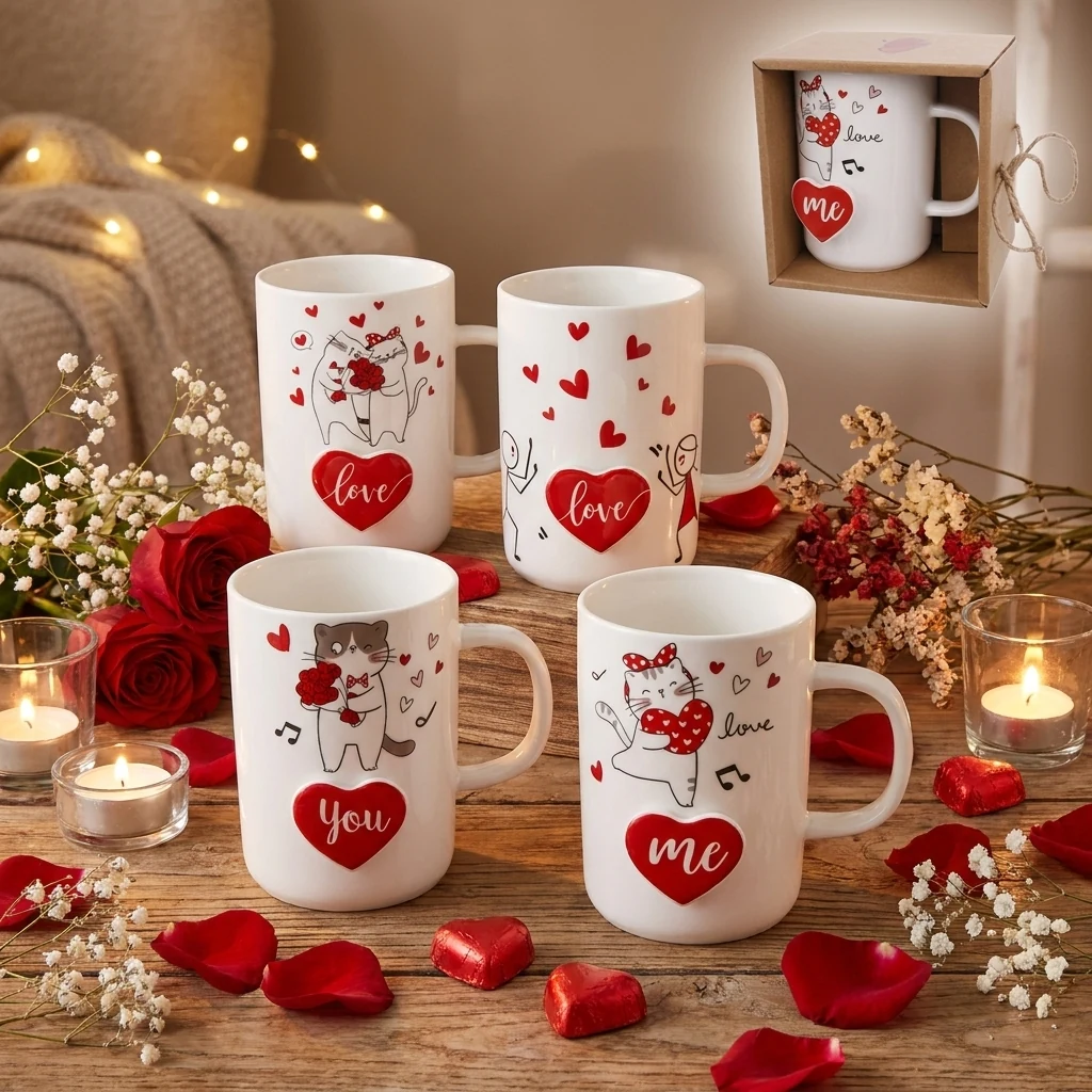 Чашка 380мл "Love You"