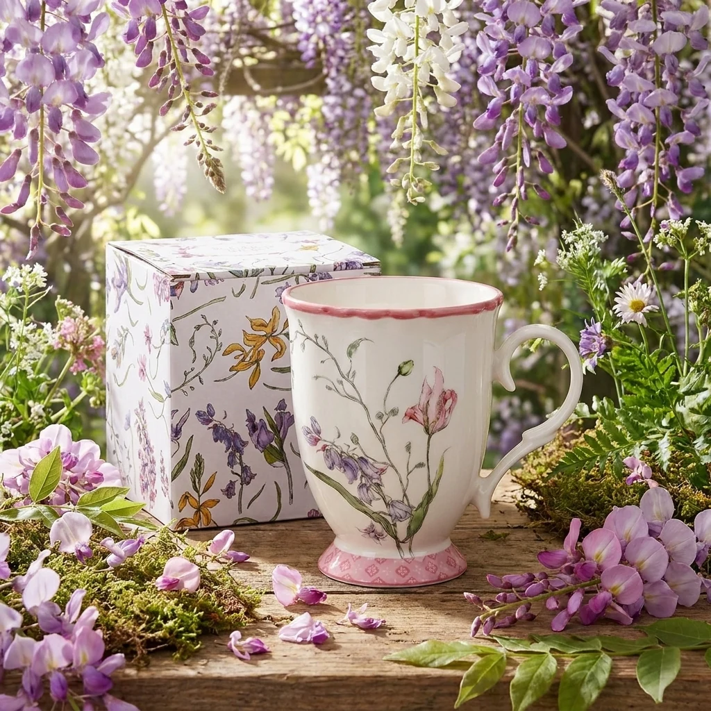 Чашка 380мл "Wisteria Garden"