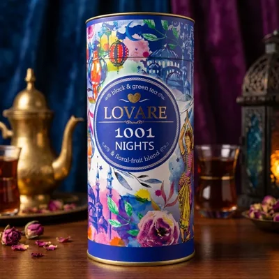 Чай 1001 Ніч тубус 80гх10шт Lovare