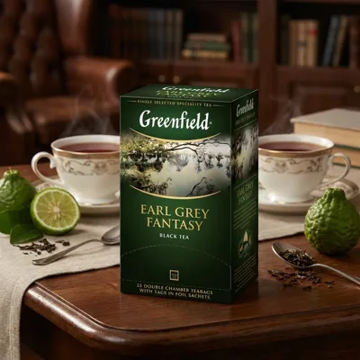 Чай Greenfield Earl Grey Fantasy 25х2г