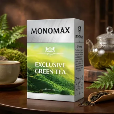 Чай Мономах Exclusive Green Tea китайський зелений 90г 13986