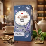 Чай пакетований чорний з Бергамотом Earl Grey Lovare 24х2г — фото 1