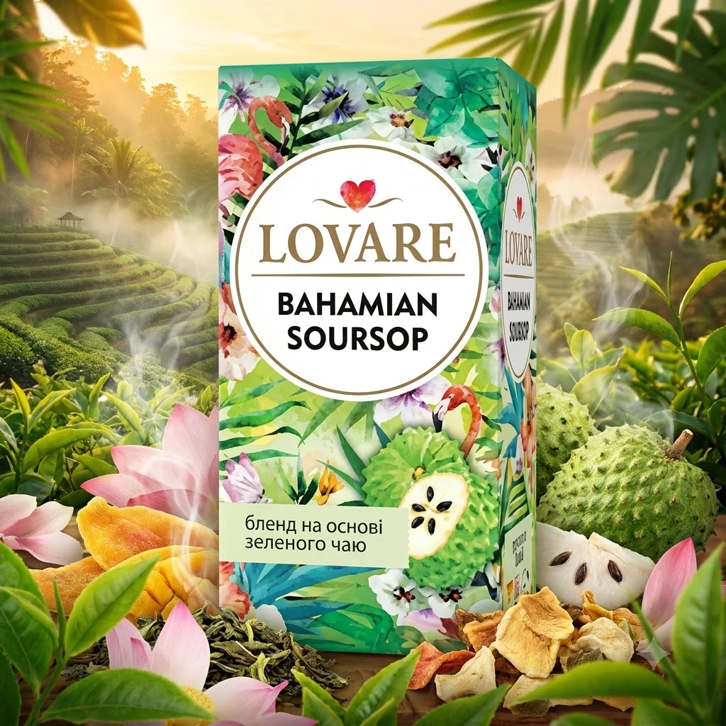 Чай зелений Bahamian soursop Lovare 1.5г/12шт 76012-1