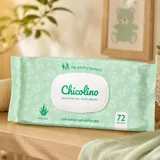 Chicolino Серветка волога алоє вера 72шт — фото 1