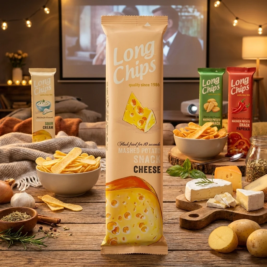 Чіпси Long Chips Сир 75г