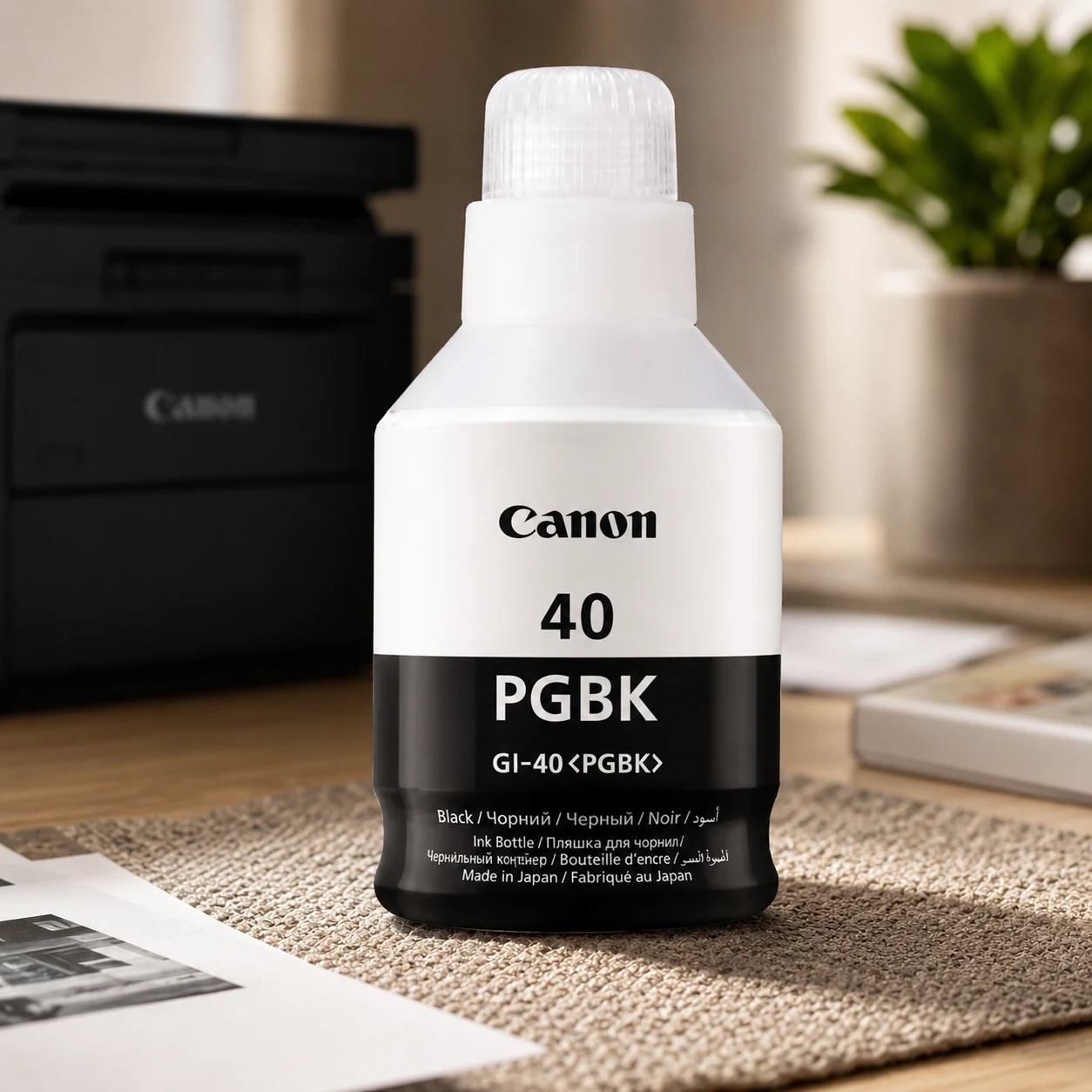 Чорнило Canon GI-40 PIXMA GM2040/G5040/G6040 Black 135 мл (3385C001) — Принтери та витратники
