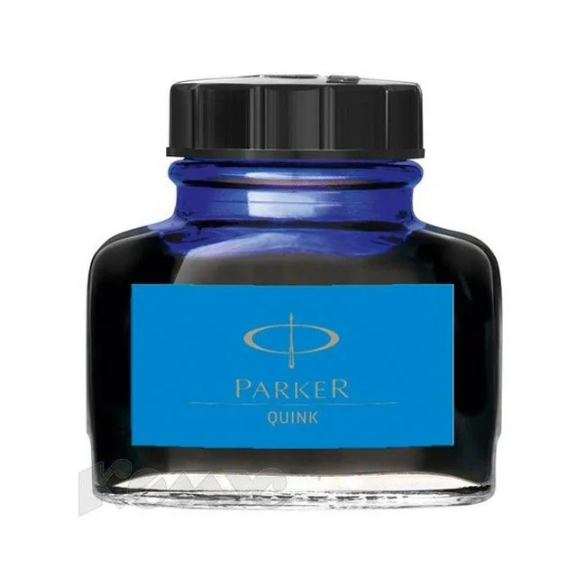 Чорнило для пір'яних ручок Parker, 57 мл, блакитні, Quink 7092 — фото 2
