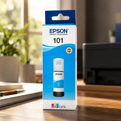 Чорнило Epson 101 L4150/4160/6160 блакитне (C13T03V24A)