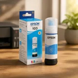 Чорнило Epson 103 L3100/3110/3150 блакитне (C13T00S24A) — фото 1
