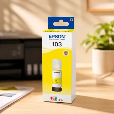 Чорнило Epson 103 L3100/3110/3150 жовте (C13T00S44A)