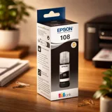 Чорнило Epson 108 EcoTank L8050/L18050 black (C13T09C14A) — фото 1
