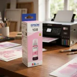 Чорнило Epson 108 EcoTank L8050/L18050 light magenta (C13T09C64A) — фото 1