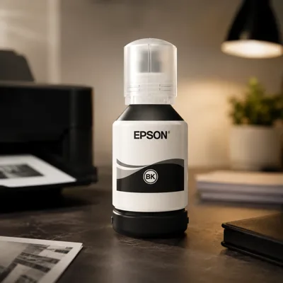 Чорнило Epson 110 XL чорне пігментне (C13T03P14A)