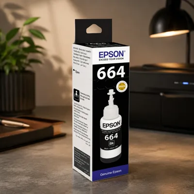 Чорнило Epson 664 L100,L110/L200/L300 чорне 70мл. (C13T66414A)