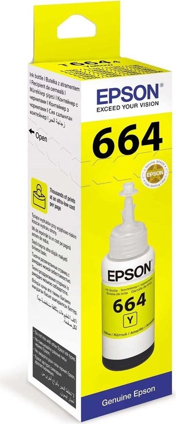 Чорнило Epson L100/L200/L300 70мл. Yellow (C13T66444A) — фото 2