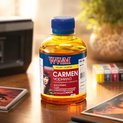 Чорнило WWM CANON UNIVERSAL CARMEN 200мл. WWM,CU/Y,жов.