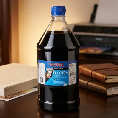 Чорнило WWM EPSON UNIVERSAL ELECTRA 1000ml Black (EU/B-4)