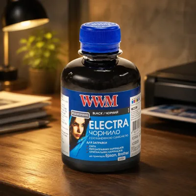 Чорнило WWM EPSON UNIVERSAL ELECTRA 200мл. WWM,EU/B,чорн.