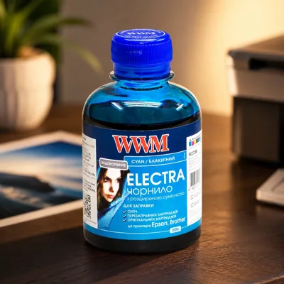 Чорнило WWM EPSON UNIVERSAL ELECTRA 200мл. WWM,EU/C,блак.