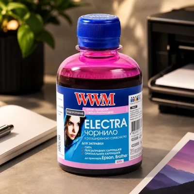 Чорнило WWM EPSON UNIVERSAL ELECTRA 200мл. WWM,EU/LM,св.рож.