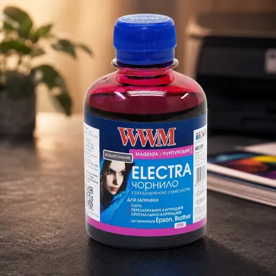 Чорнило WWM EPSON UNIVERSAL ELECTRA 200мл. WWM,EU/M,рож.