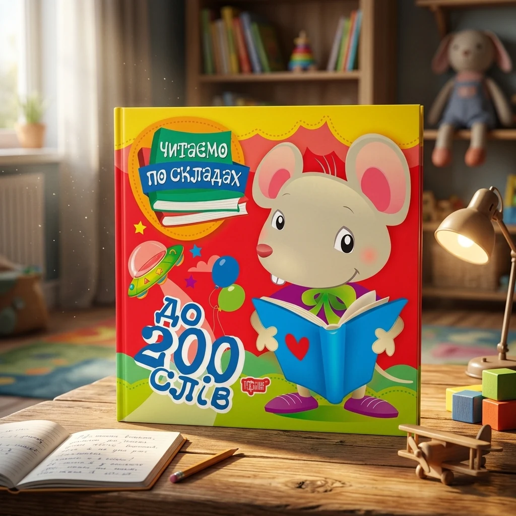 Читаємо по складах. До 200 слів