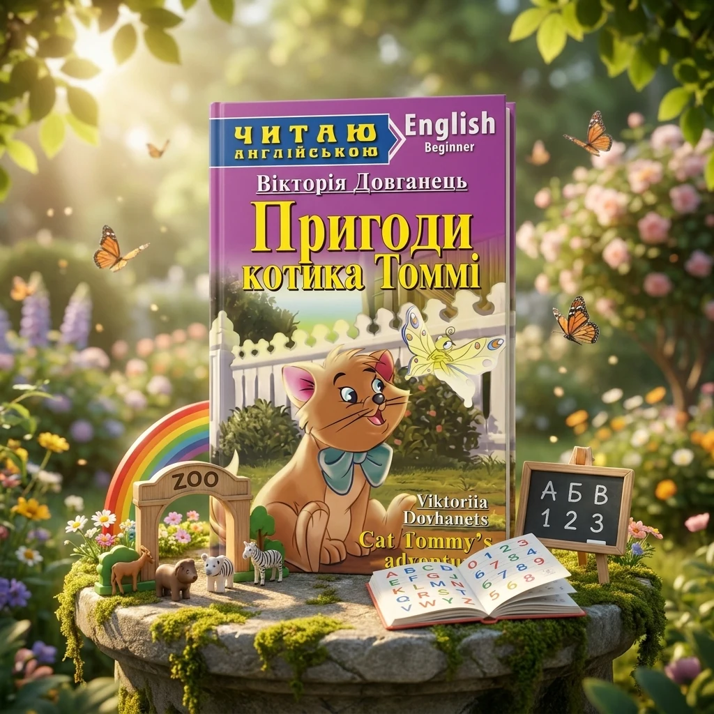 Читаю англійською.Beginner.Пригоди котика Томмі. Арій