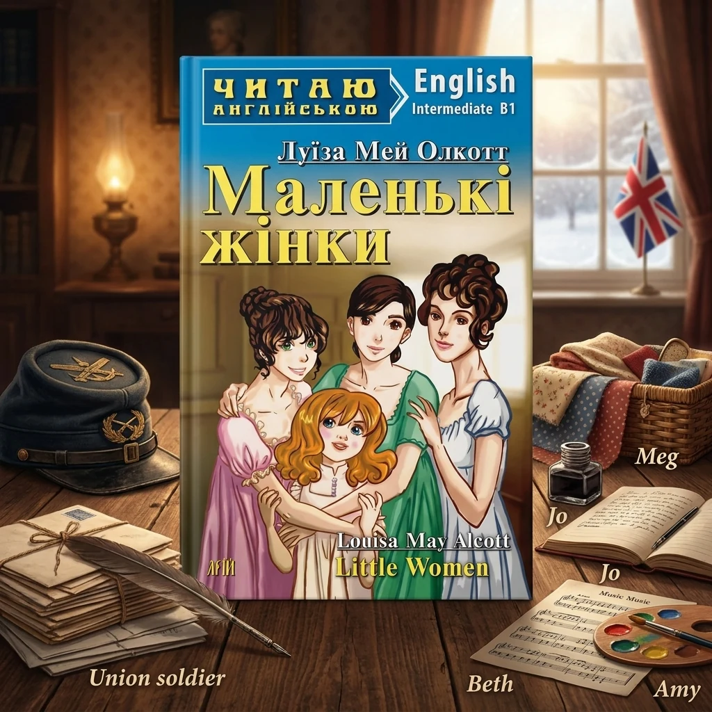 Читаю англійською. Intermediate В1. Маленькі жінки — Л. Олкотт
