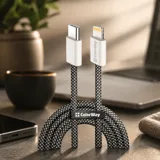 Дата кабель USB-C to Lightning 1.0m 27W black ColorWay (CW-CBPDCL061-BK) — фото 1