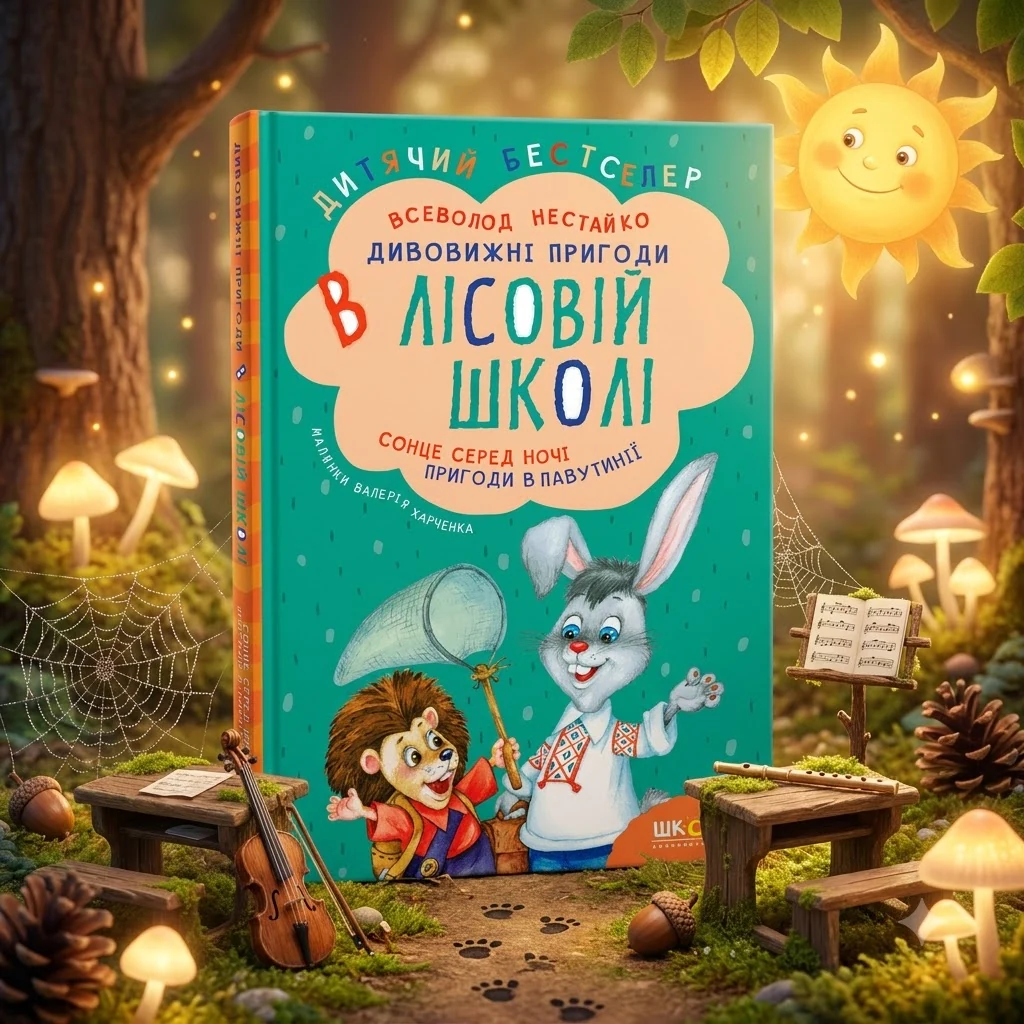 ДБ.Нестайко В. Дивовижні пригоди в лісовій школі. Сонце серед ночі Школа
