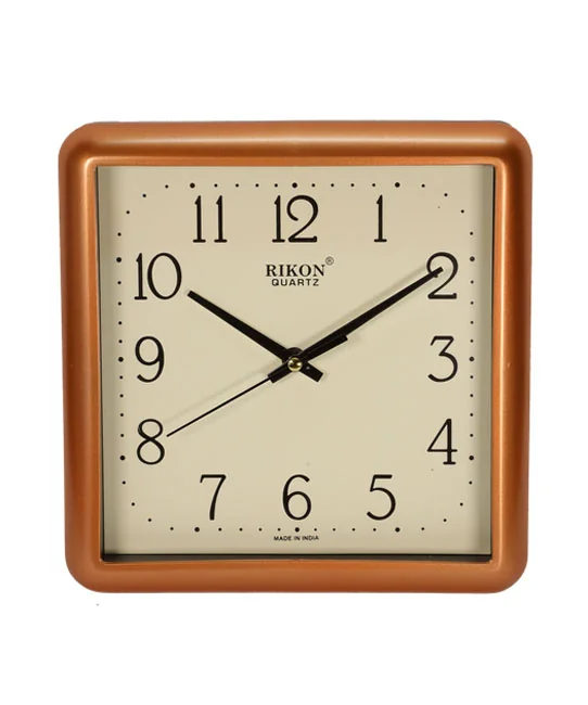 Декор настінний квадратний 21*21 см Rikon Copper Ivory, крокуючий механізм — фото 2
