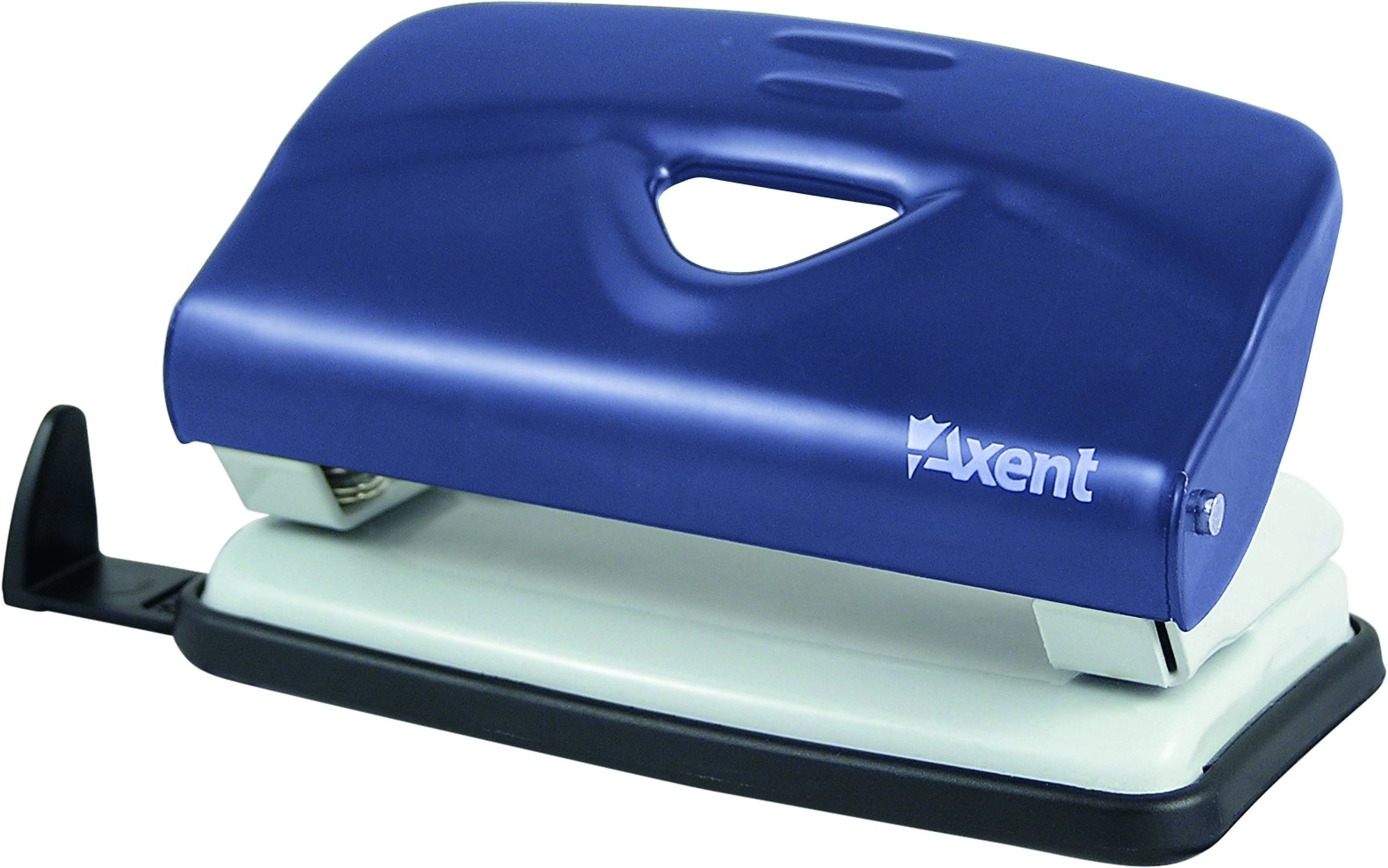 Діркопробивач AXENT Exakt-2 на 10 аркушів синій — фото 2